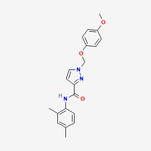 N-(2,4-dimethylphenyl)-1-[(4-methoxyphenoxy)methyl]-1H-pyrazole-3-carboxamide