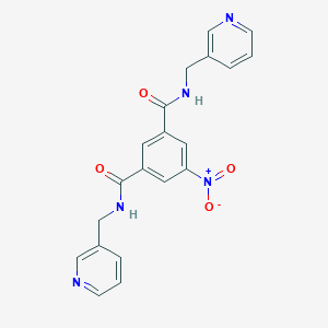 5-nitro-N,N'-bis(pyridin-3-ylmethyl)benzene-1,3-dicarboxamide