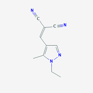 1-CYANO-2-(1-ETHYL-5-METHYL-1H-PYRAZOL-4-YL)VINYL CYANIDE