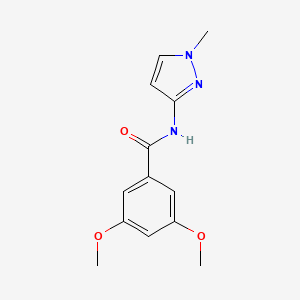 3,5-dimethoxy-N-(1-methyl-1H-pyrazol-3-yl)benzamide