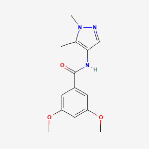 N-(1,5-dimethyl-1H-pyrazol-4-yl)-3,5-dimethoxybenzamide