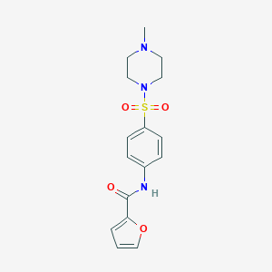 N-{4-[(4-methyl-1-piperazinyl)sulfonyl]phenyl}-2-furamide