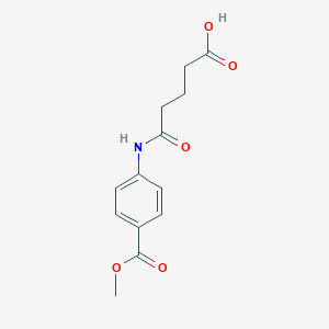 5-(4-Methoxycarbonylanilino)-5-oxopentanoic acid