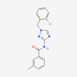 N-[1-(2-chlorobenzyl)-1H-1,2,4-triazol-3-yl]-3-methylbenzamide