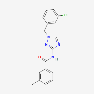 N-[1-(3-chlorobenzyl)-1H-1,2,4-triazol-3-yl]-3-methylbenzamide