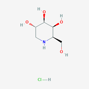 molecular formula C6H14ClNO4 B043602 米格司他汀盐酸盐 CAS No. 75172-81-5