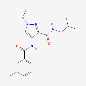 1-ethyl-N-isobutyl-4-[(3-methylbenzoyl)amino]-1H-pyrazole-3-carboxamide