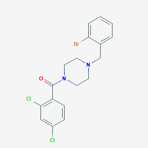 [4-(2-BROMOBENZYL)PIPERAZINO](2,4-DICHLOROPHENYL)METHANONE