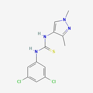 N-(3,5-dichlorophenyl)-N'-(1,3-dimethyl-1H-pyrazol-4-yl)thiourea