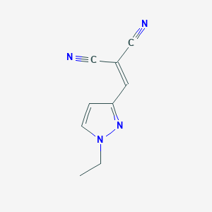 [(1-ethyl-1H-pyrazol-3-yl)methylene]malononitrile