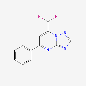 7-(difluoromethyl)-5-phenyl[1,2,4]triazolo[1,5-a]pyrimidine