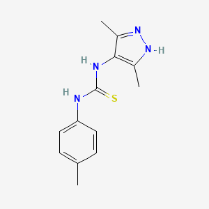 1-(3,5-dimethyl-1H-pyrazol-4-yl)-3-(4-methylphenyl)thiourea