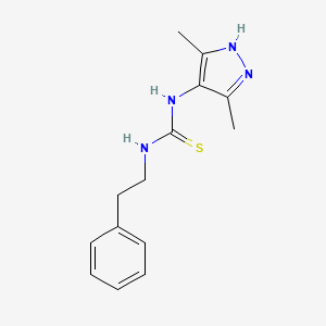 N-(3,5-DIMETHYL-1H-PYRAZOL-4-YL)-N'-PHENETHYLTHIOUREA