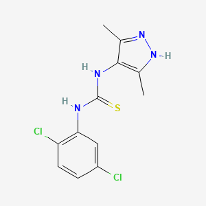 1-(2,5-dichlorophenyl)-3-(3,5-dimethyl-1H-pyrazol-4-yl)thiourea