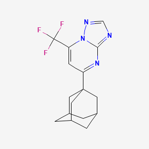 5-(1-adamantyl)-7-(trifluoromethyl)[1,2,4]triazolo[1,5-a]pyrimidine