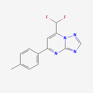 7-(difluoromethyl)-5-(4-methylphenyl)[1,2,4]triazolo[1,5-a]pyrimidine