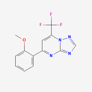 5-(2-methoxyphenyl)-7-(trifluoromethyl)[1,2,4]triazolo[1,5-a]pyrimidine