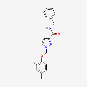 N-benzyl-1-[(2,4-dimethylphenoxy)methyl]-1H-pyrazole-3-carboxamide