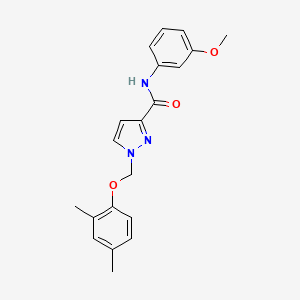 1-[(2,4-dimethylphenoxy)methyl]-N-(3-methoxyphenyl)-1H-pyrazole-3-carboxamide