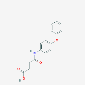 4-{[4-(4-Tert-butylphenoxy)phenyl]amino}-4-oxobutanoic acid