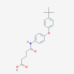 5-{[4-(4-Tert-butylphenoxy)phenyl]amino}-5-oxopentanoic acid