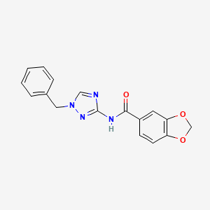 N-(1-benzyl-1H-1,2,4-triazol-3-yl)-1,3-benzodioxole-5-carboxamide