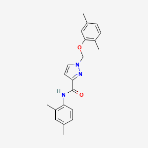 1-[(2,5-dimethylphenoxy)methyl]-N-(2,4-dimethylphenyl)-1H-pyrazole-3-carboxamide