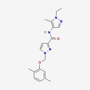 1-[(2,5-dimethylphenoxy)methyl]-N-(1-ethyl-5-methyl-1H-pyrazol-4-yl)-1H-pyrazole-3-carboxamide