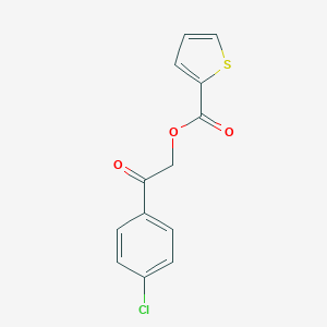 2-(4-Chlorophenyl)-2-oxoethyl thiophene-2-carboxylate