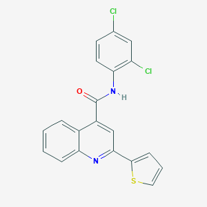 N-(2,4-dichlorophenyl)-2-(2-thienyl)-4-quinolinecarboxamide