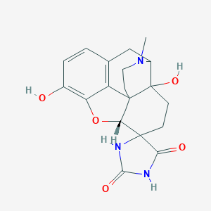 molecular formula C19H21N3O5 B043617 Oxymorphone-6-spirohydantoin CAS No. 123016-74-0