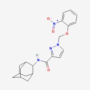 N-(2-ADAMANTYL)-1-[(2-NITROPHENOXY)METHYL]-1H-PYRAZOLE-3-CARBOXAMIDE