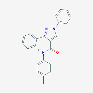 N-(4-methylphenyl)-1,3-diphenyl-1H-pyrazole-4-carboxamide