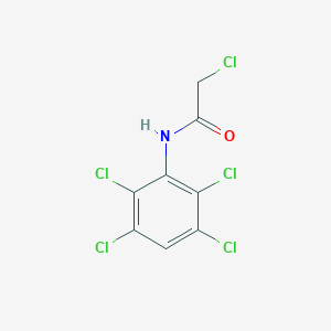 molecular formula C8H4Cl5NO B043621 2-氯-N-(2,3,5,6-四氯苯基)乙酰胺 CAS No. 121806-76-6