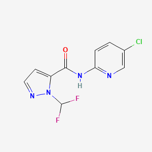 N-(5-CHLORO-2-PYRIDYL)-1-(DIFLUOROMETHYL)-1H-PYRAZOLE-5-CARBOXAMIDE