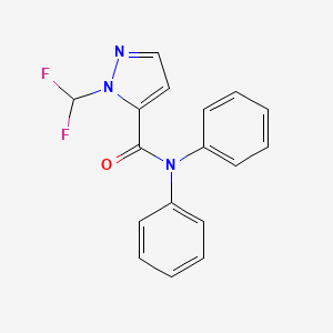 1-(difluoromethyl)-N,N-diphenyl-1H-pyrazole-5-carboxamide