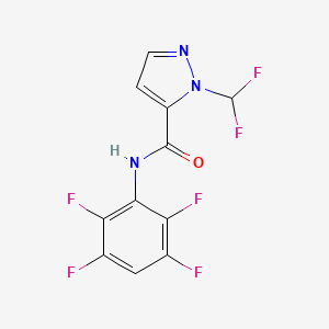 1-(difluoromethyl)-N-(2,3,5,6-tetrafluorophenyl)-1H-pyrazole-5-carboxamide