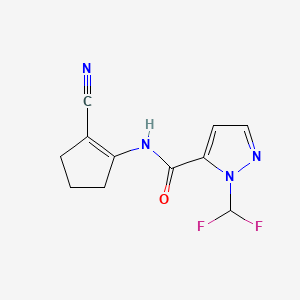 N-(2-CYANO-1-CYCLOPENTENYL)-1-(DIFLUOROMETHYL)-1H-PYRAZOLE-5-CARBOXAMIDE