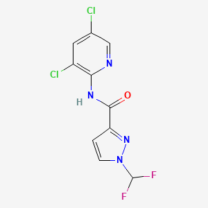 N-(3,5-dichloro-2-pyridinyl)-1-(difluoromethyl)-1H-pyrazole-3-carboxamide