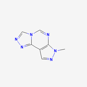 7-methyl-7H-pyrazolo[4,3-e][1,2,4]triazolo[4,3-c]pyrimidine