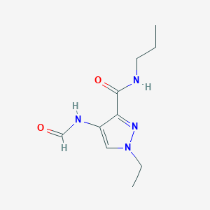 1-ethyl-4-(formylamino)-N-propyl-1H-pyrazole-3-carboxamide