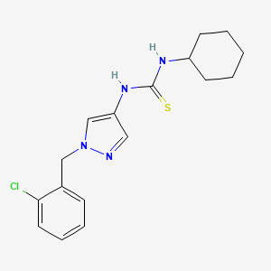 N-[1-(2-chlorobenzyl)-1H-pyrazol-4-yl]-N'-cyclohexylthiourea