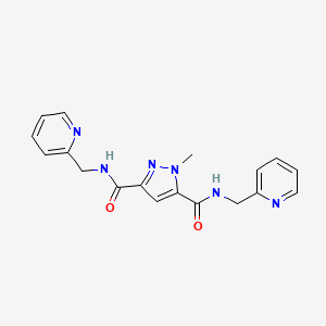 1-METHYL-N~3~,N~5~-BIS(2-PYRIDYLMETHYL)-1H-PYRAZOLE-3,5-DICARBOXAMIDE