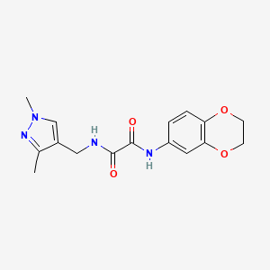 N-(2,3-DIHYDRO-1,4-BENZODIOXIN-6-YL)-N-[(1,3-DIMETHYL-1H-PYRAZOL-4-YL)METHYL]ETHANEDIAMIDE