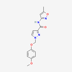 1-[(4-methoxyphenoxy)methyl]-N-(5-methyl-3-isoxazolyl)-1H-pyrazole-3-carboxamide