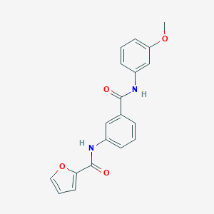 N-{3-[(3-methoxyanilino)carbonyl]phenyl}-2-furamide