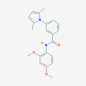 N-(2,4-dimethoxyphenyl)-3-(2,5-dimethyl-1H-pyrrol-1-yl)benzamide