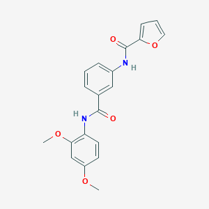 N-{3-[(2,4-dimethoxyanilino)carbonyl]phenyl}-2-furamide