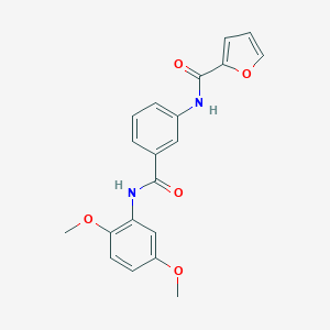 N-{3-[(2,5-dimethoxyanilino)carbonyl]phenyl}-2-furamide