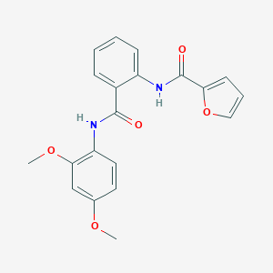 N-{2-[(2,4-dimethoxyanilino)carbonyl]phenyl}-2-furamide